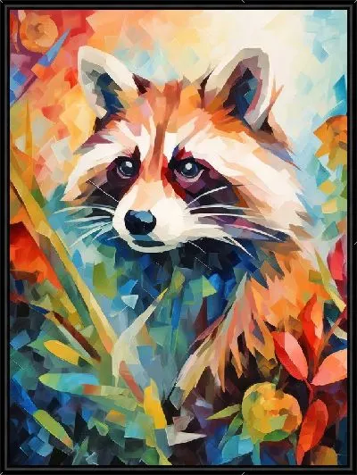 Картина Енот №44