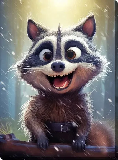 Постер Енот №70