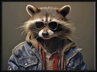 Картина Енот №79