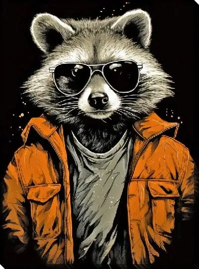 Постер Енот №81