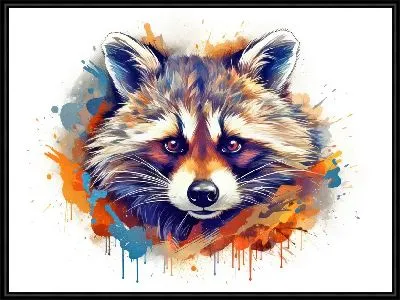 Картина Енот №82
