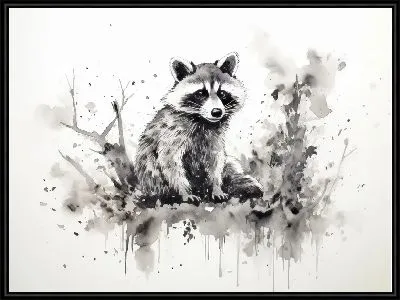 Картина Енот №95