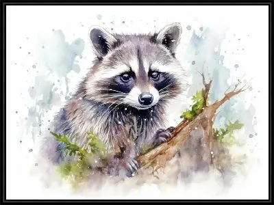 Картина Енот №99