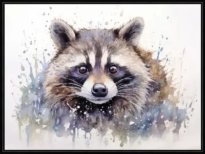 Картина Енот №102