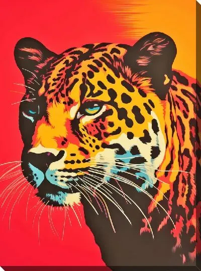 Картина маслом Леопард №49