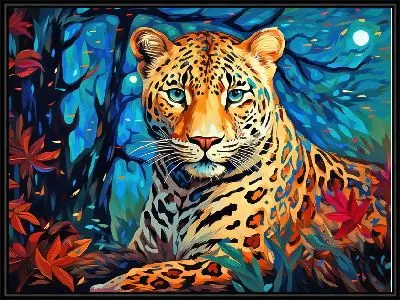 Картина Леопард №62