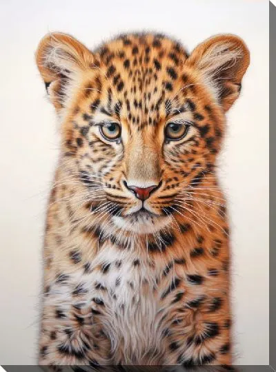 Картина маслом Леопард №66