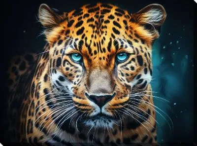 Картина маслом Леопард №67