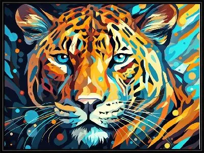 Картина Леопард №75