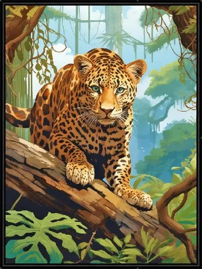Картина Леопард №83