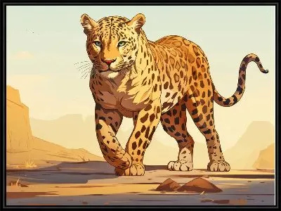 Картина Леопард №84