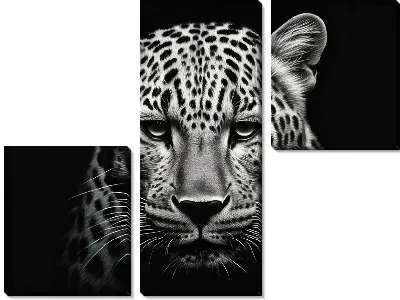Модульная картина Леопард №118