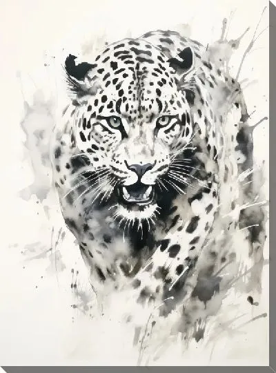 Картина маслом Леопард №141