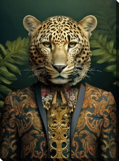 Картина маслом Леопард №147