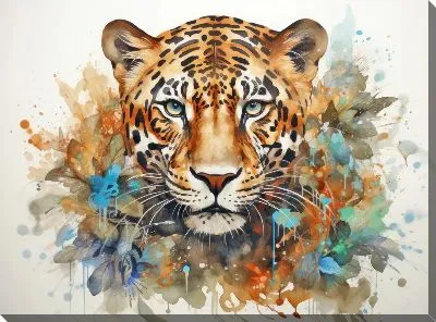 Картина маслом Леопард №151