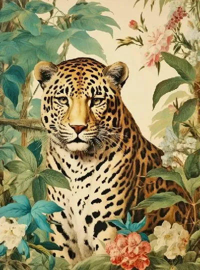 Плакат Леопард №163