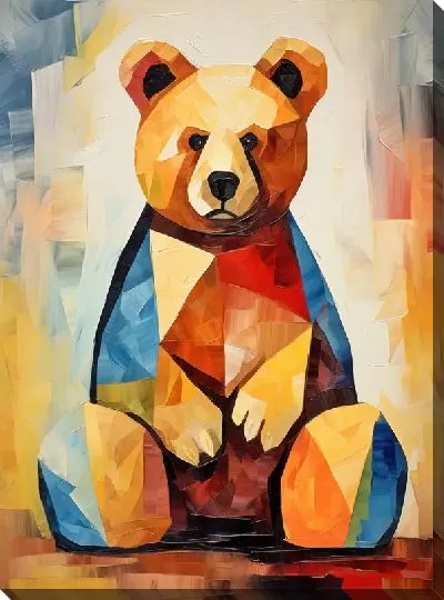 Картина маслом Медведь №21