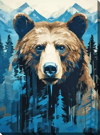 Постер Медведь №11