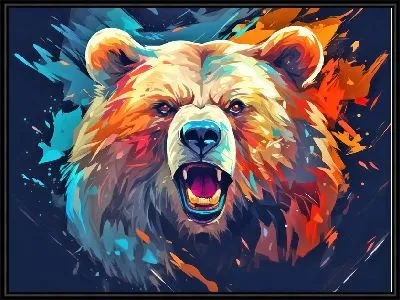 Картина Медведь №28