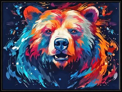 Картина Медведь №29