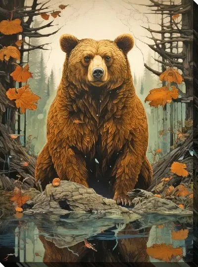 Постер Медведь №30