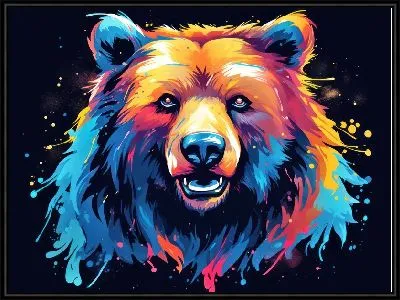 Картина Медведь №32