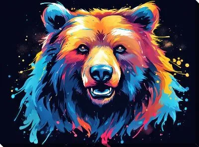 Постер Медведь №32