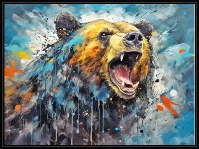 Картина Медведь №40