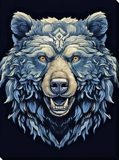 Картина маслом Медведь №53