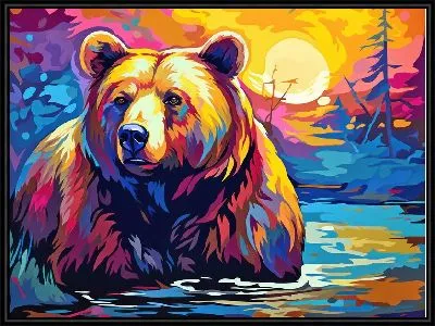 Картина Медведь №55