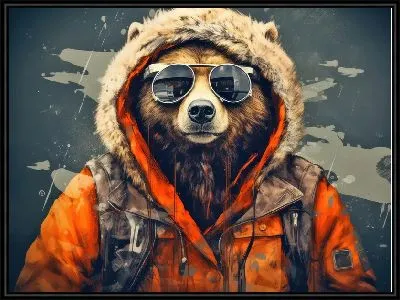 Картина Медведь №58