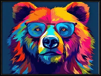 Картина Медведь №76