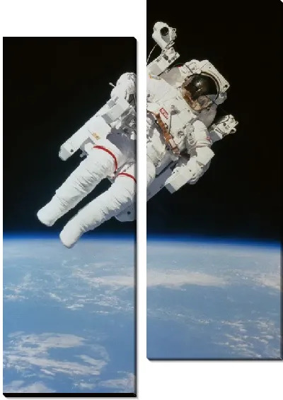 Модульная картина Астронавт