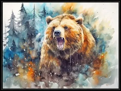 Картина Медведь №98