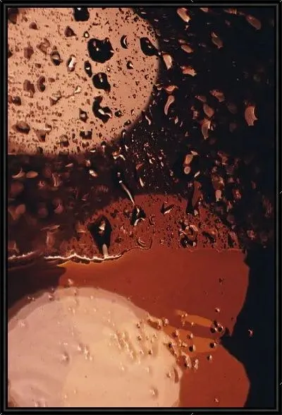 Картина Капли воды на стекле