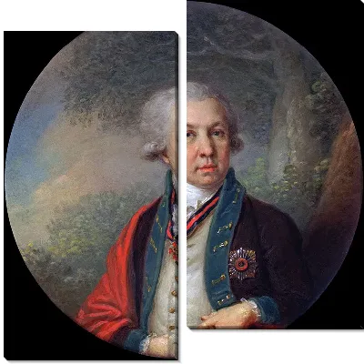 Картина Портрет Гавриила Романовича Державина, в мундире Екатеринославского наместничества