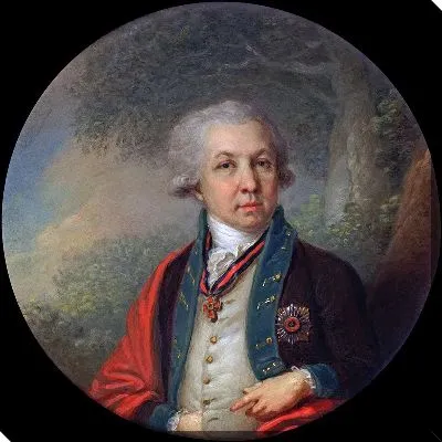 Портрет Гавриила Романовича Державина, в мундире Екатеринославского наместничества