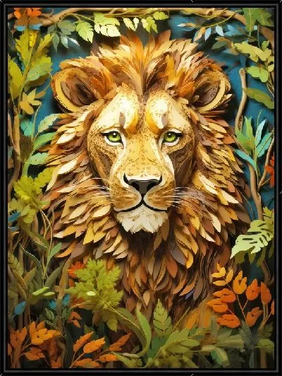Картина Лев №22