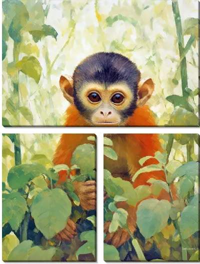 Модульная картина Обезьяна №32