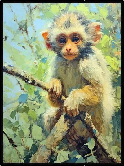 Картина Обезьяна №341