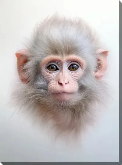 Картина маслом Обезьяна №64