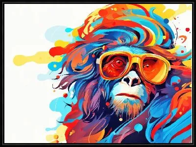 Картина Обезьяна №84