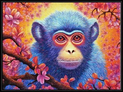Картина Обезьяна №118