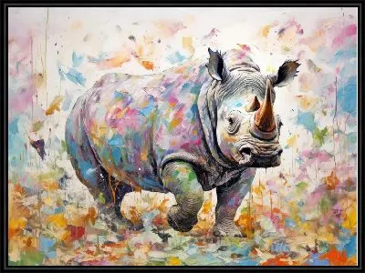 Картина Носорог №31