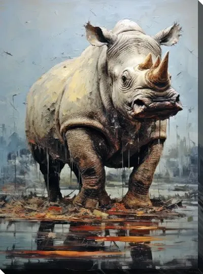 Постер Носорог №10