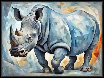 Картина Носорог №34