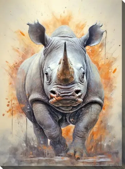 Постер Носорог №52