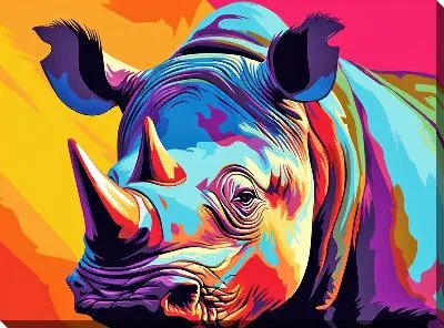 Постер Носорог №131