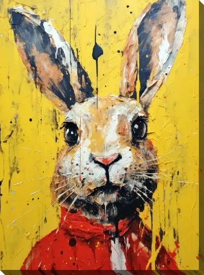 Картина маслом Заяц №1