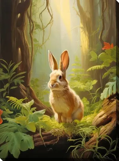 Картина маслом Заяц №5